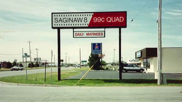 Saginaw 12 - Saginaw 8 99Cent Quad - 1993 New Sign (newer photo)